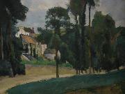 Paul Cezanne Road at Pontoise By Paul Cezanne France oil painting artist